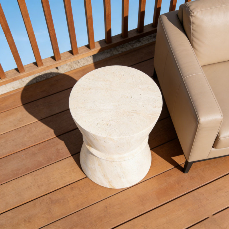 Table d'extérieur en béton pour l'extérieur