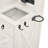 Pavo Farmhouse Vanity With Movable LED Mirror And Charging Station-122065419
