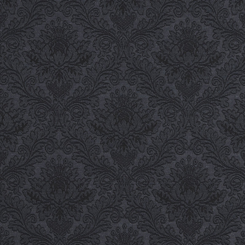 Tissu floral matelassé, Bleu 6