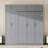 Queen Size Wall Murphy Bed With Top Cabinet,Shelves  And  Wardrobe, Space Saving Foldable Bed,Gray(Old Sku:N708S00022E)-142358392