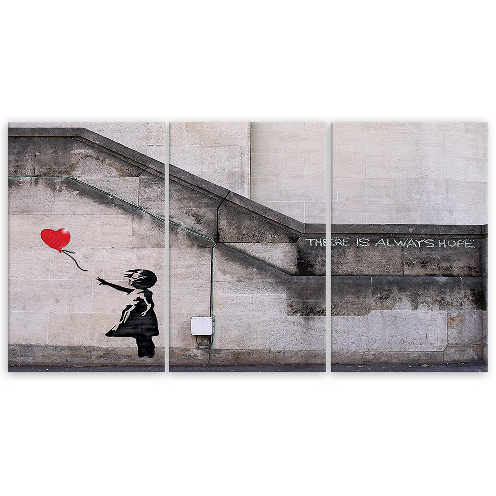 Leinwandbild Banksy Balloon Girl