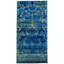 Blue Alchemy Contemporary Silk Runner - 3'1" x 6'5"