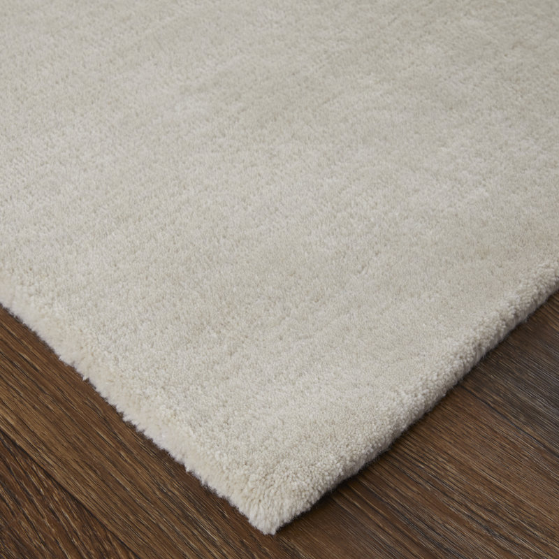 Ramiro Transitional Abstract, Blue/Ivory Area Rug, Rectangle 3'6" x 5'6"