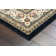 Tapis bleu/ivoire Attell