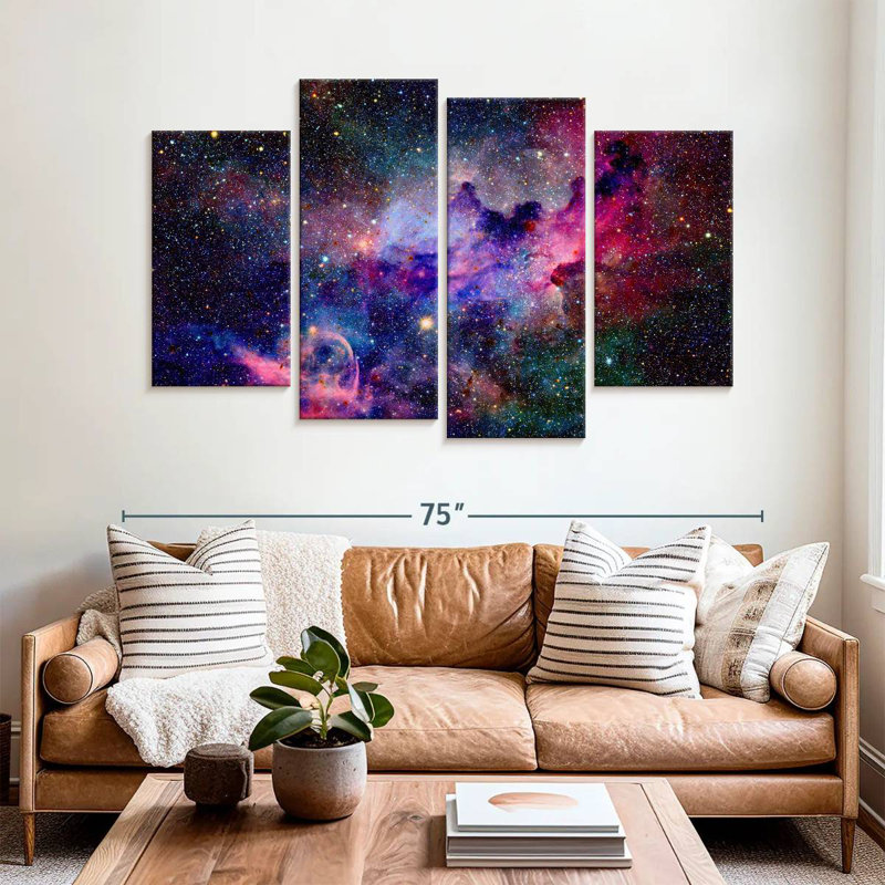 Oberle Galaxy Space Nebula, 42" H x 68" W