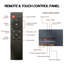 33 Inch Infrared Electric Fireplace Insert, Touch Panel Home Decor Heater,Smokeless Firebox .With Fixed Trim Kit .With Crackling Sound