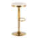 Kameron Swivel Upholstered Adjustable Height Counter Stool with Metal Frame
