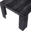 Table rectangulaire en stratifié noir de 60 po, de style contemporain, pour la cuisine et la salle à manger, Stable moderne et rectangulaire, stratifié, structure robuste, 6 sièges