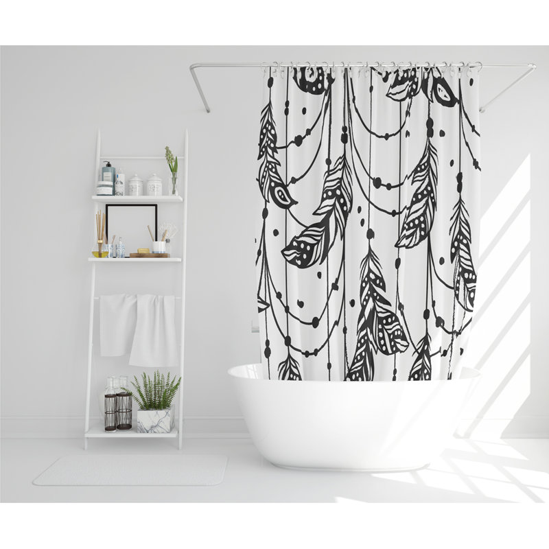 BulgerHills Polyester Shower Curtain Set