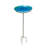 Sea Glass Staked Birdbath