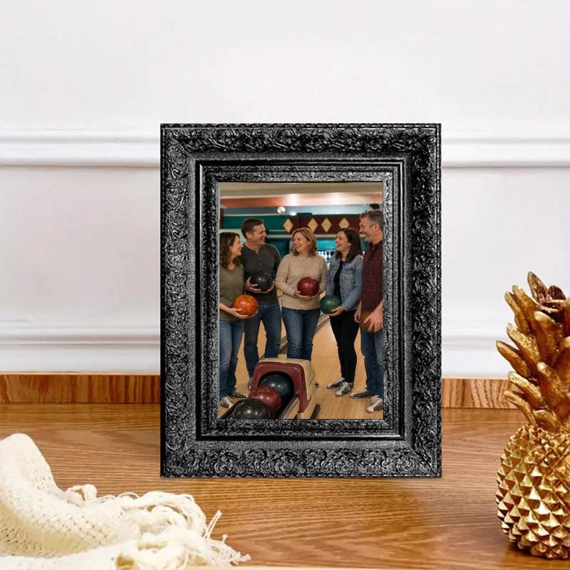 Cadre photo noir classique moderne 1pc pour photos de 11 po x 14 po et présentation de photos de mariage, Black, 1