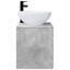 Single Bathroom Vanity with Ceramic Basin-258093915