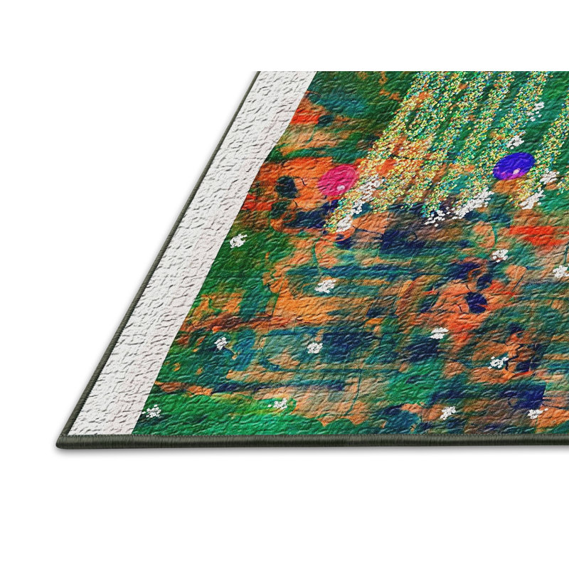 Abstract Indoor Rug, Rectangle 3' x 5'