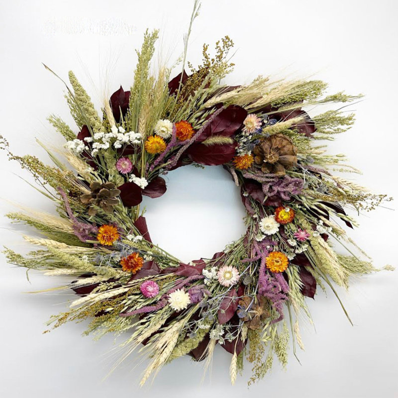 Dried Mixed Assortment 22'' Wreath