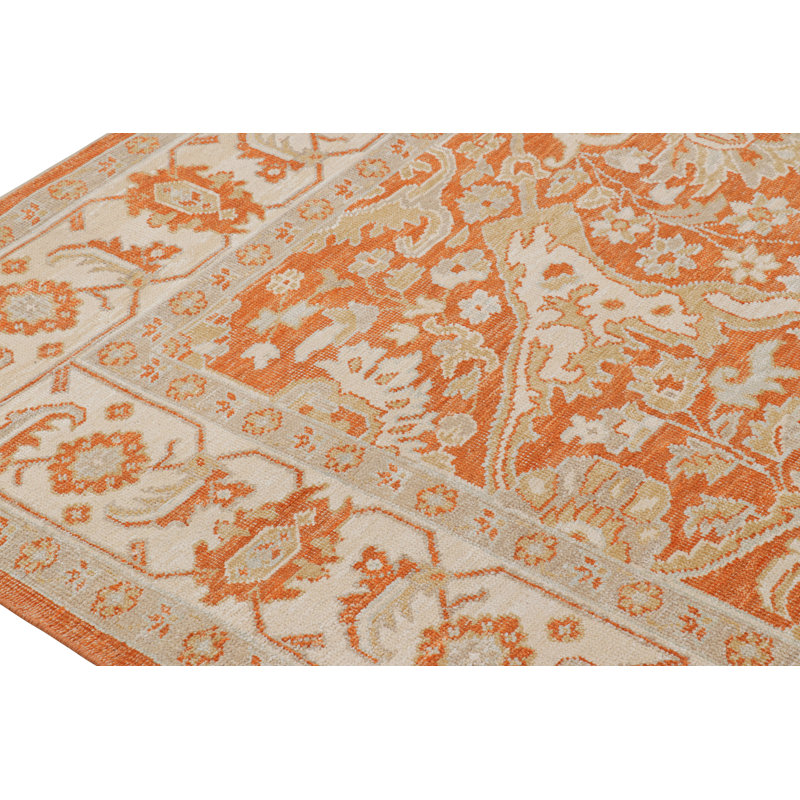 Hand Knotted Wool Geometric Area Rug