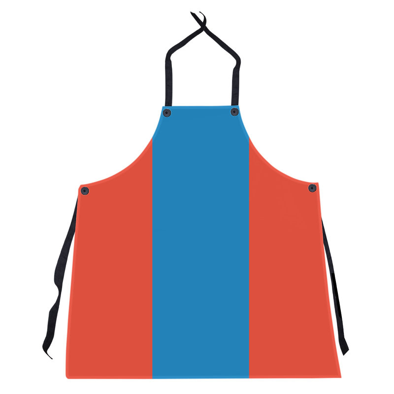 No Pattern Bib Apron, Basketballet/Basketball Blue
