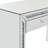 47'' Glass Top Console Table