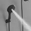Ensemble de robinet de douche à poignée simple à 6 jets et à double jet 1,8 GPM avec valve et pomme de douche à main filtrée-109695033