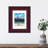 Dunois Cherry Wood Picture Frame with Mat-94123098