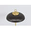Lampe de table rechargeable Hector en laiton vieilli et bronze vieilli