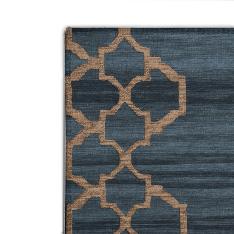 Tapis gris intérieur et extérieur Trellis, Rectangle 4pi x 6 pi