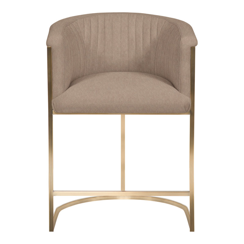 Skye Upholstered Bar Stool, Navada Mushroom