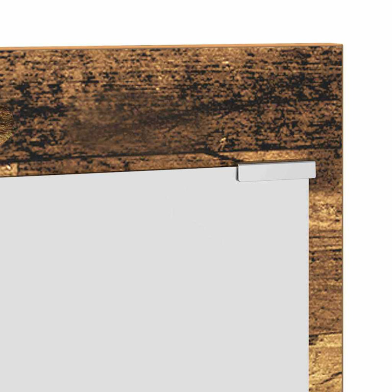 Wall-Mounted Coat Rack With Shelf 70 X 10 X 90 Cm, Old Wood