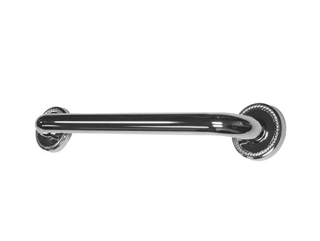 Made to Match Laurel Designer Grab Bar, Polished Chrome, 16"