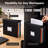 3 Pack A4 Hanging Accordion File Organizer, 7-Pocket Expandable Document Folder with Color-Coded Dividers, Dual-Mode Desktop and Hanging File Storage for Home Office, 7.9"D x 13"W x 10.6"H