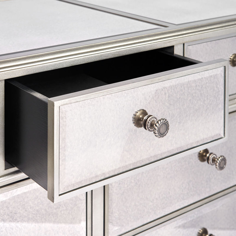 Dalesha 9-Drawer 51.3" W Mirrored Dresser