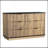 Modern Multi-Functional Six-Drawer MDF Cabinet,The Perfect Combination Of Rounded Corners And Multifunctional Design