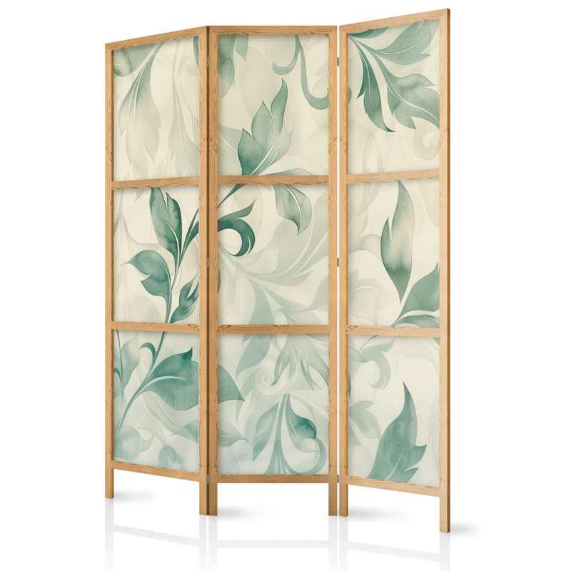 171cm H Solid Wood Folding Room Divider, 171cm H x 135cm W x 1.2cm D