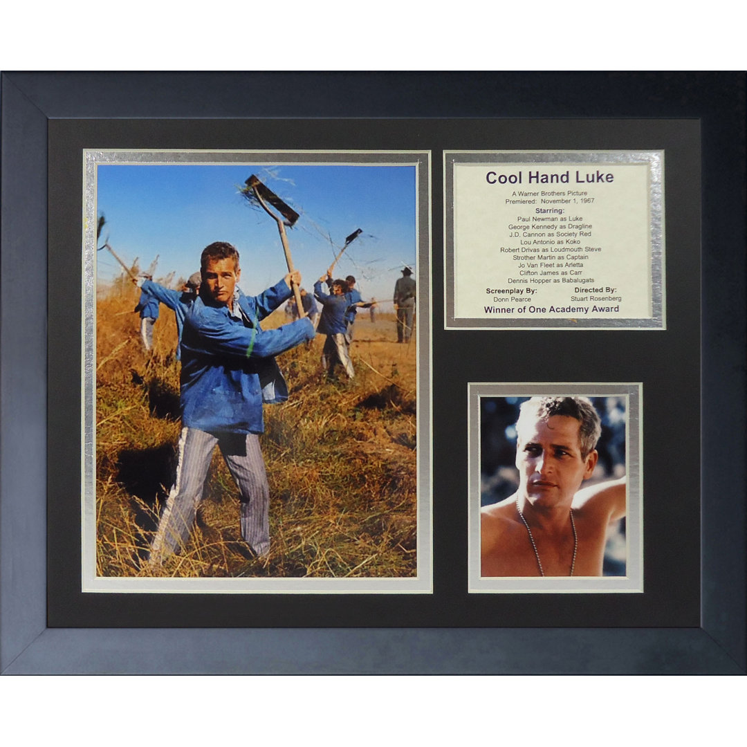 Cool Hand Luke Framed Memorabilia Legends Never Die