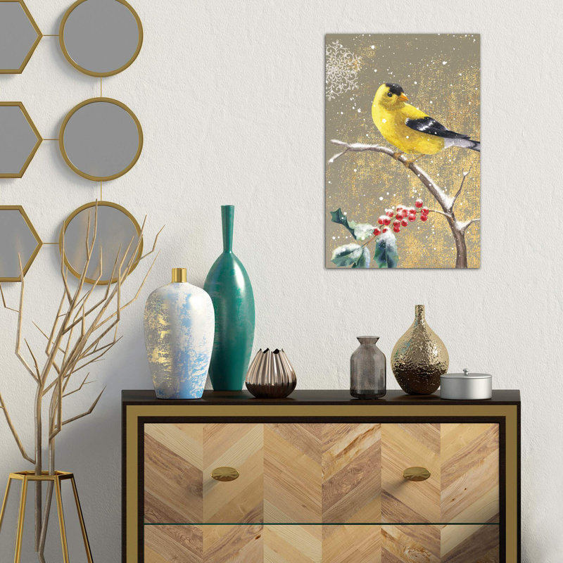 Goldfinch II by Beth Grove - Wrapped Canvas Print, 101.6 cm H x 66.04 cm W x 1.91 cm D