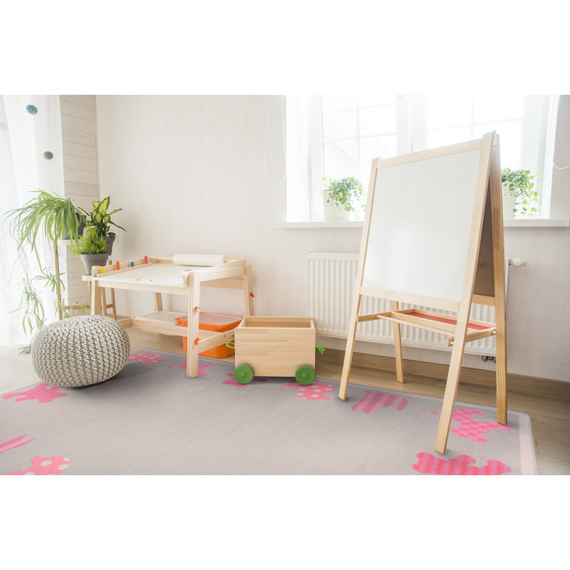 Tapis Kid Essentials Frisky Friends, Rectangle 7 pi 8 po x 10 pi 9 po