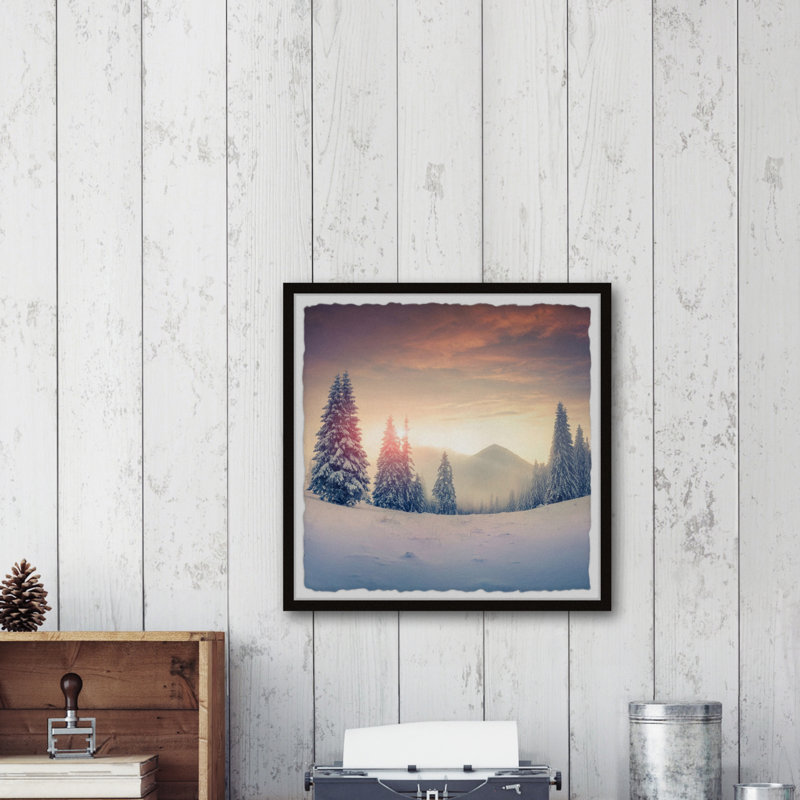 Find Yourself In The Forest - Single Picture Frame Print, 61cm H x 61cm W x 3.81cm D