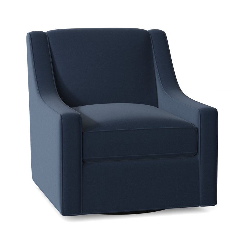 Fauteuil oscillant de 30 po Annmarie, Bleu marine Antonio