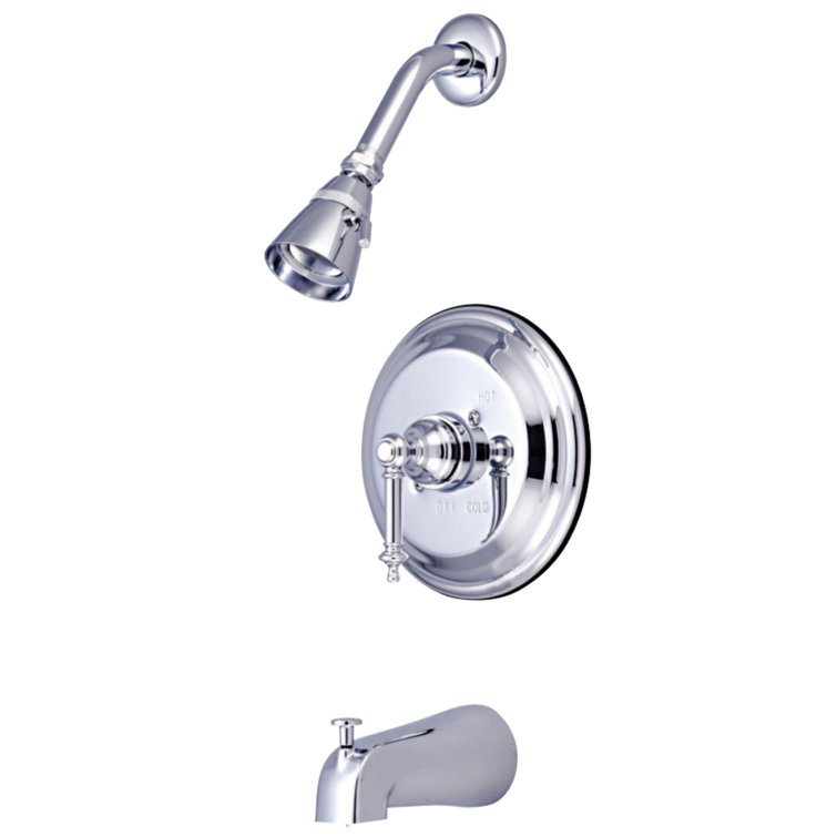 Kingston Brass Templeton Single-Handle Pressure Balanced Tub and Shower Faucet