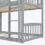 Lit en bois avec glissade, lit maison avec glissade