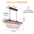6-light Dimmable Kitchen Island Chandelier