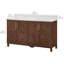 Meuble-lavabo double 60 po Keiera-336597534