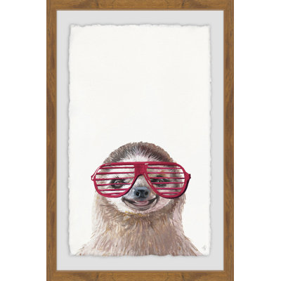 Norborne 'Hippie Sloth' Framed Print