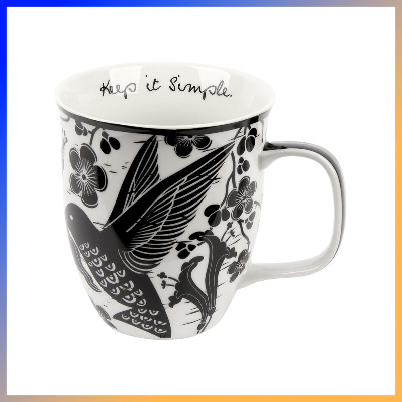 La tasse 16Oz Artisan Boho rehausse vos moments douillets avec cette superbe tasse en céramique noire et blanche, un incontournable de l'hiver. Conçu avec une élégance bohème artistique, il combine une finition noire matte profonde avec de charmants motifs minimalistes.