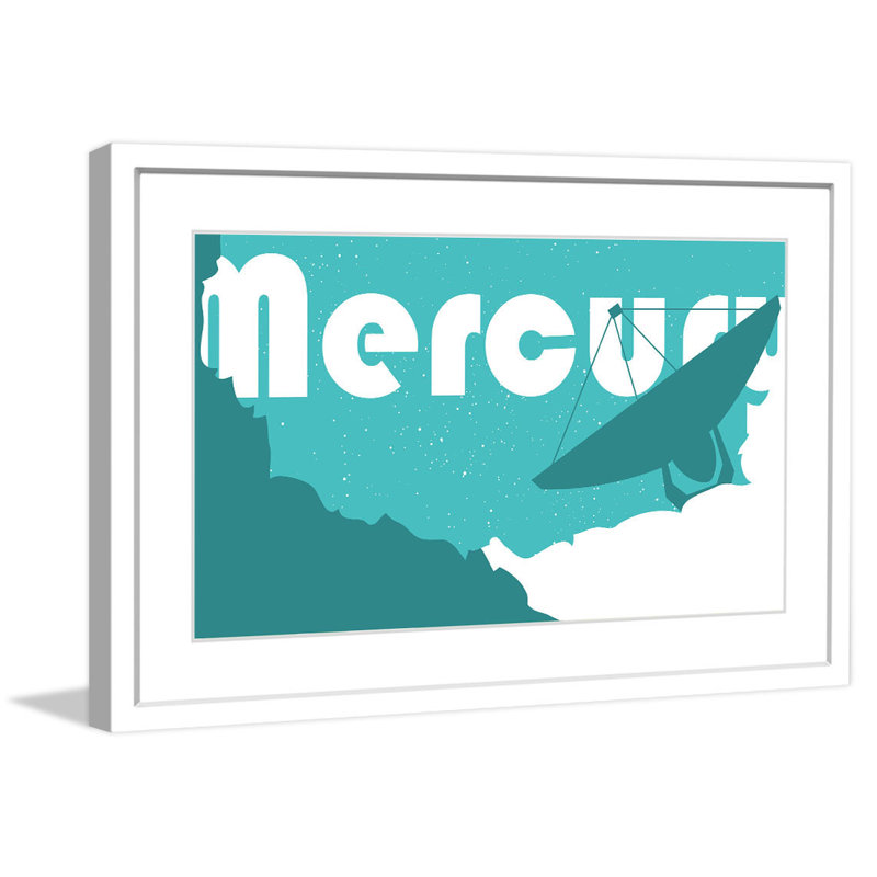 "Mercury" Framed Print, 20" H x 30" W x 1.5" D