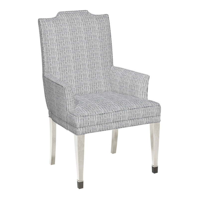 Travis By Michael Weiss Upholstered Arm Chair, No, Tuck Water, Casa Blanca