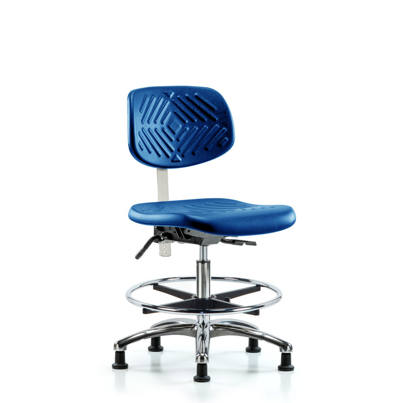 Mickey Task Chair, Blue, Glides