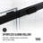 VIGO Amada 56"–60" W x 74" H Frameless Sliding Shower Door in Matte Black with Clear Tempered Glass-124752648