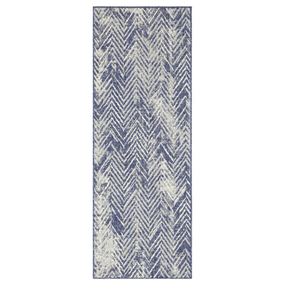 Sunshine GC_HAR2010 Blue 2 Ft. 7 In. X 7 Ft. 3 In. Indoor/Outdoor Area Rug