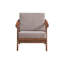 Chaise d'appoint avec coussin amovible, chaise de chambre à coucher-411662842