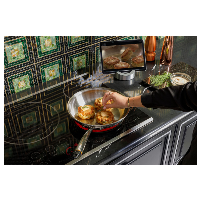 36.13" Electric Cooktop with 5 Elements, Stainless Steel